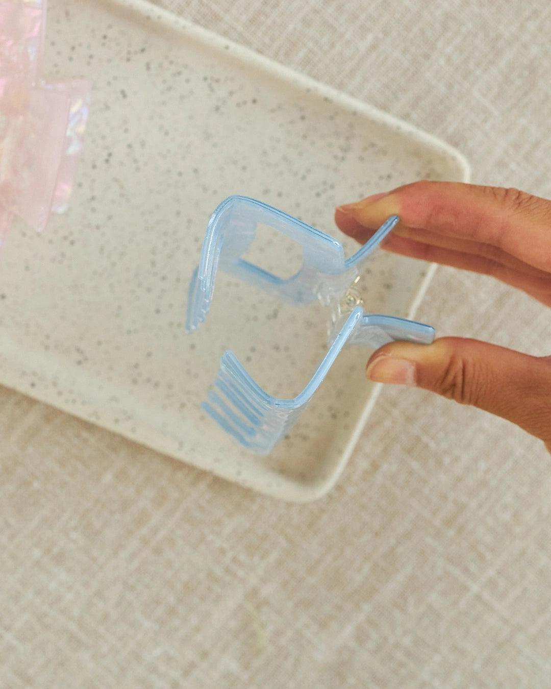 PINCE CHEVEUX - RECTANGLE LARGE