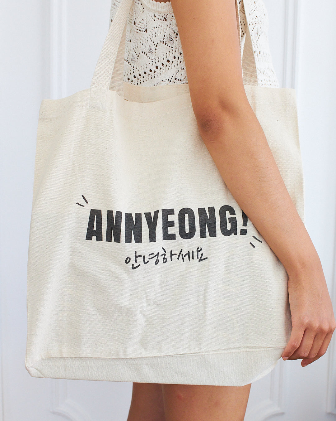 cabas tote bag annyeong