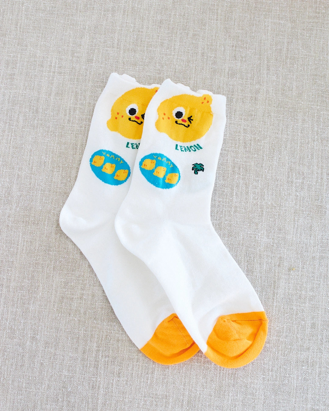 chaussettes citrons