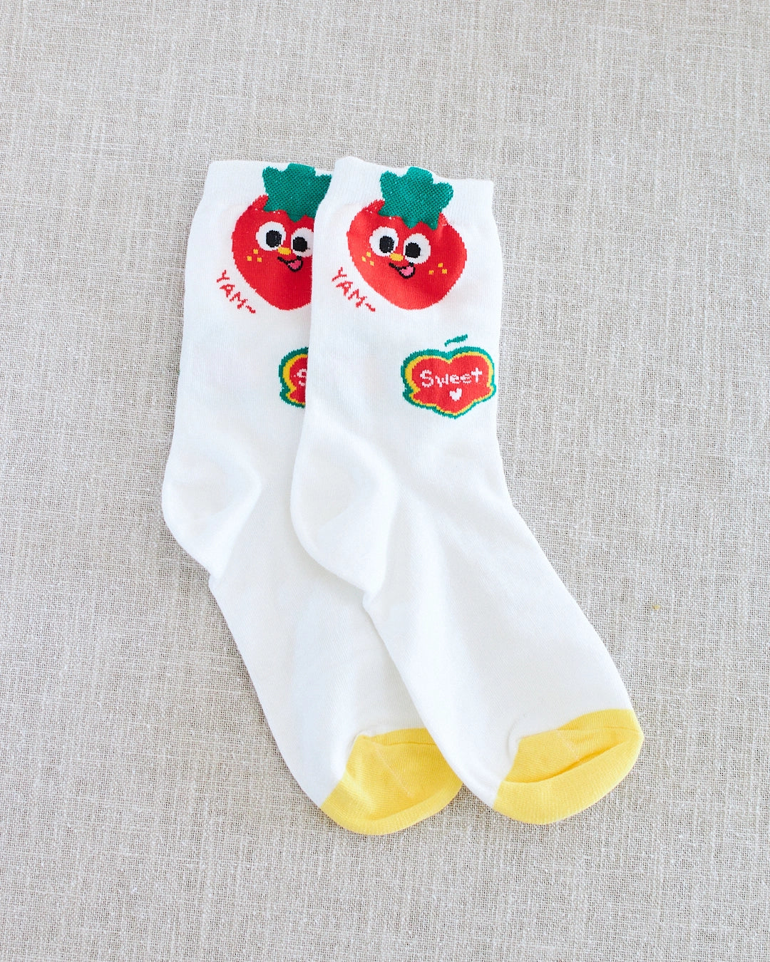 chaussettes fraise