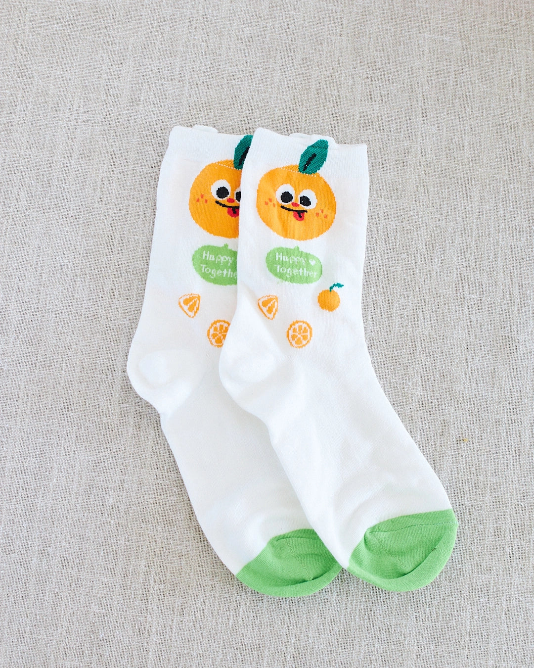 chaussettes mandarines