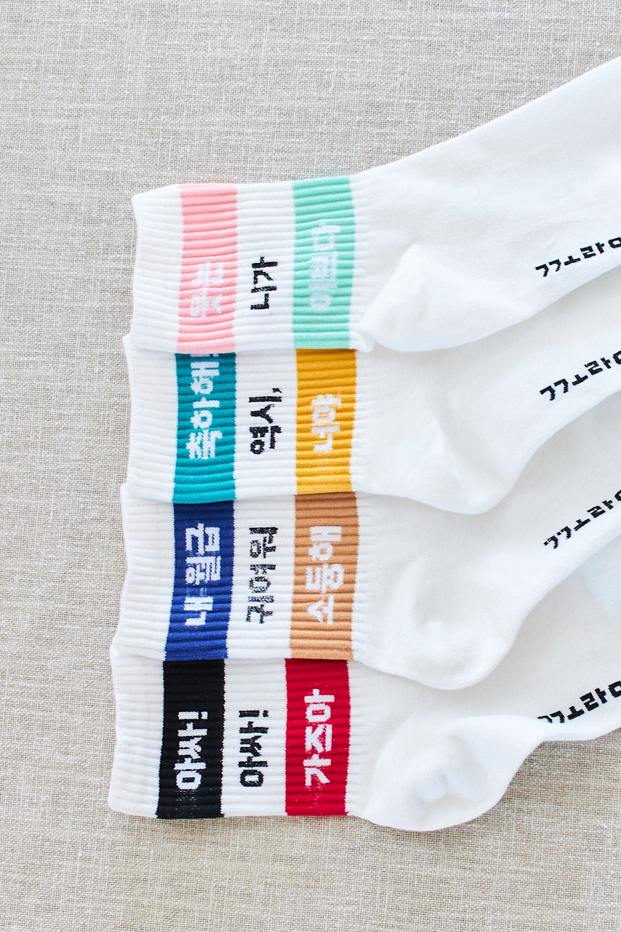 chaussettes message coreen