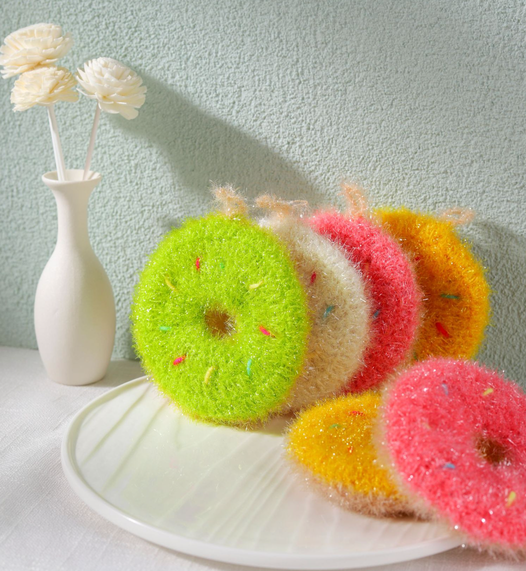 eponge magique donut vert
