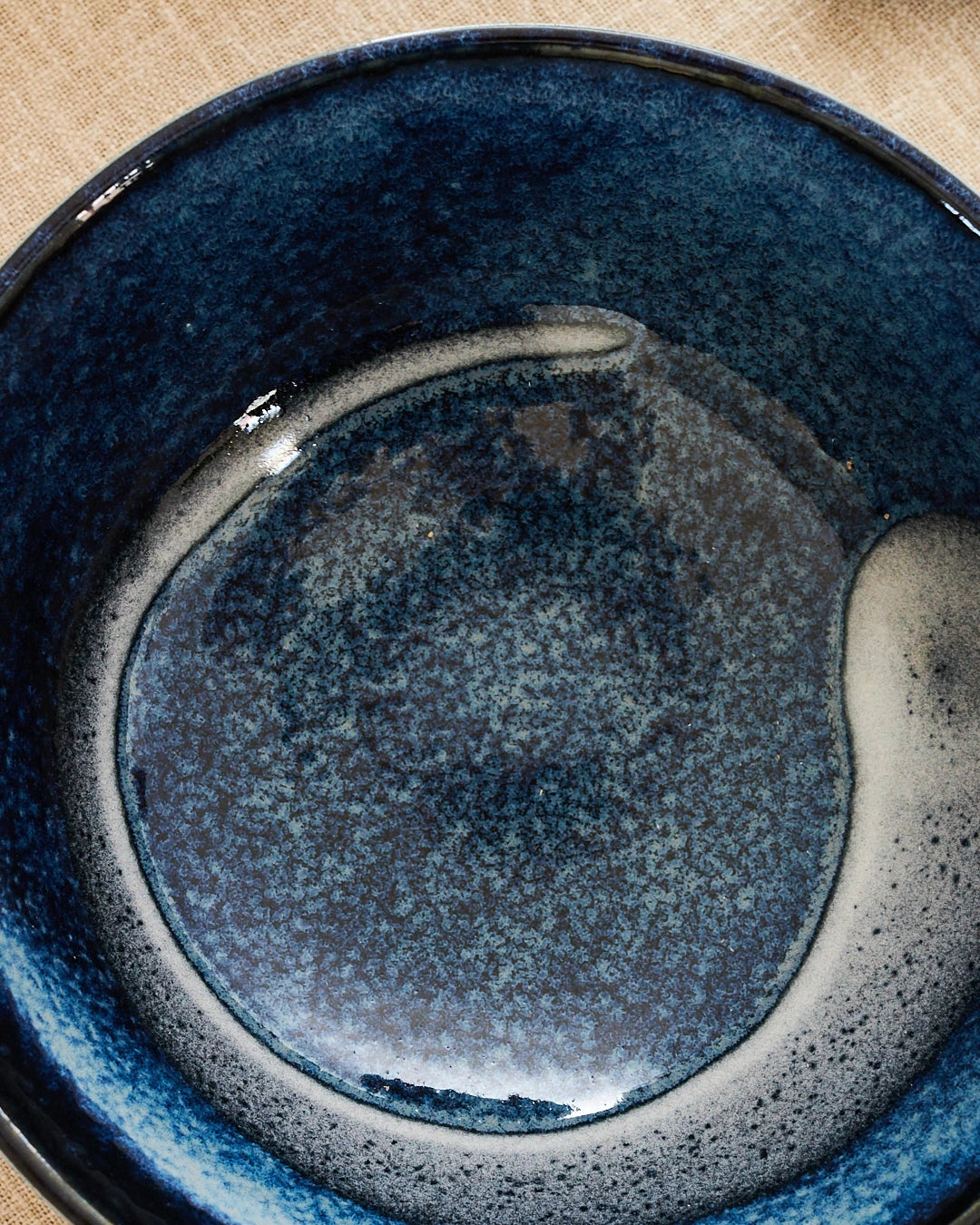 grand bol bleu japonais