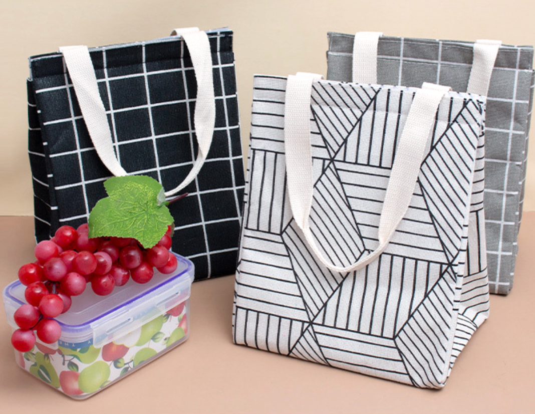 sac isotherme noir blanc