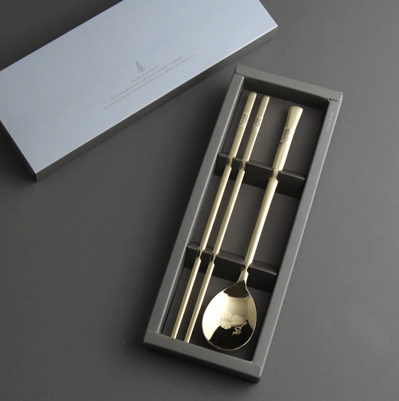 set coréen fleurs de prunier