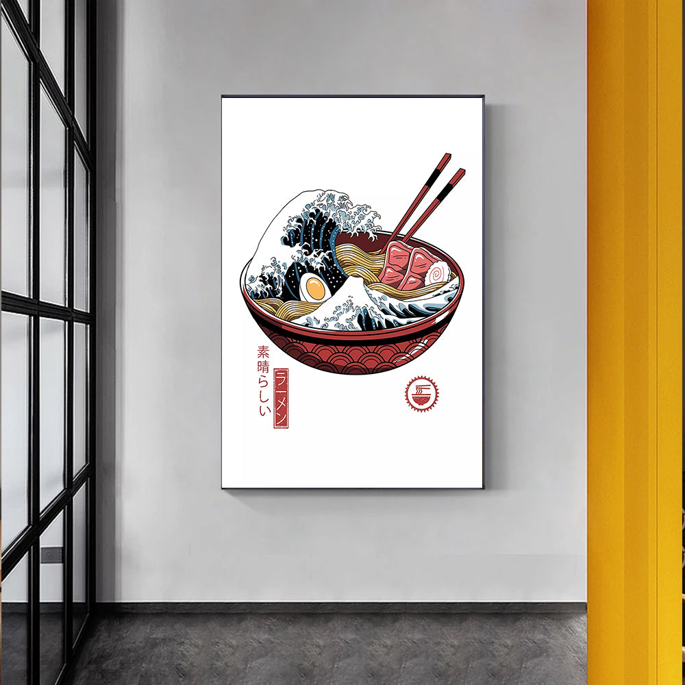 AFFICHE RAMEN BOL VAGUE - SEOUL STATION