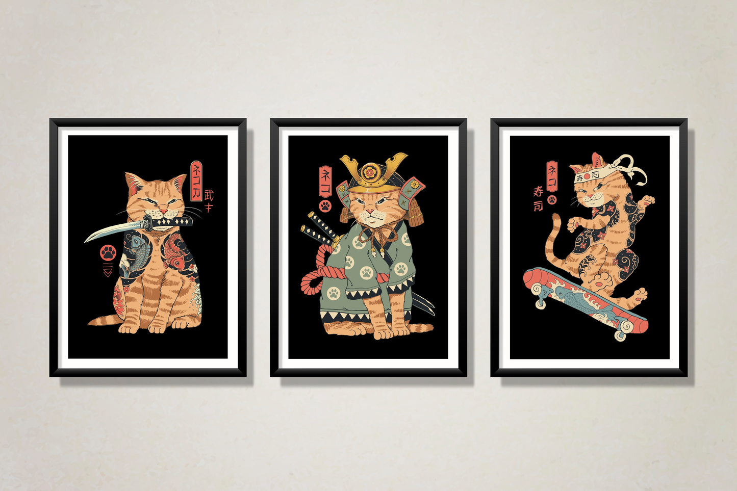 AFFICHE NEKO SKATE - SEOUL STATION