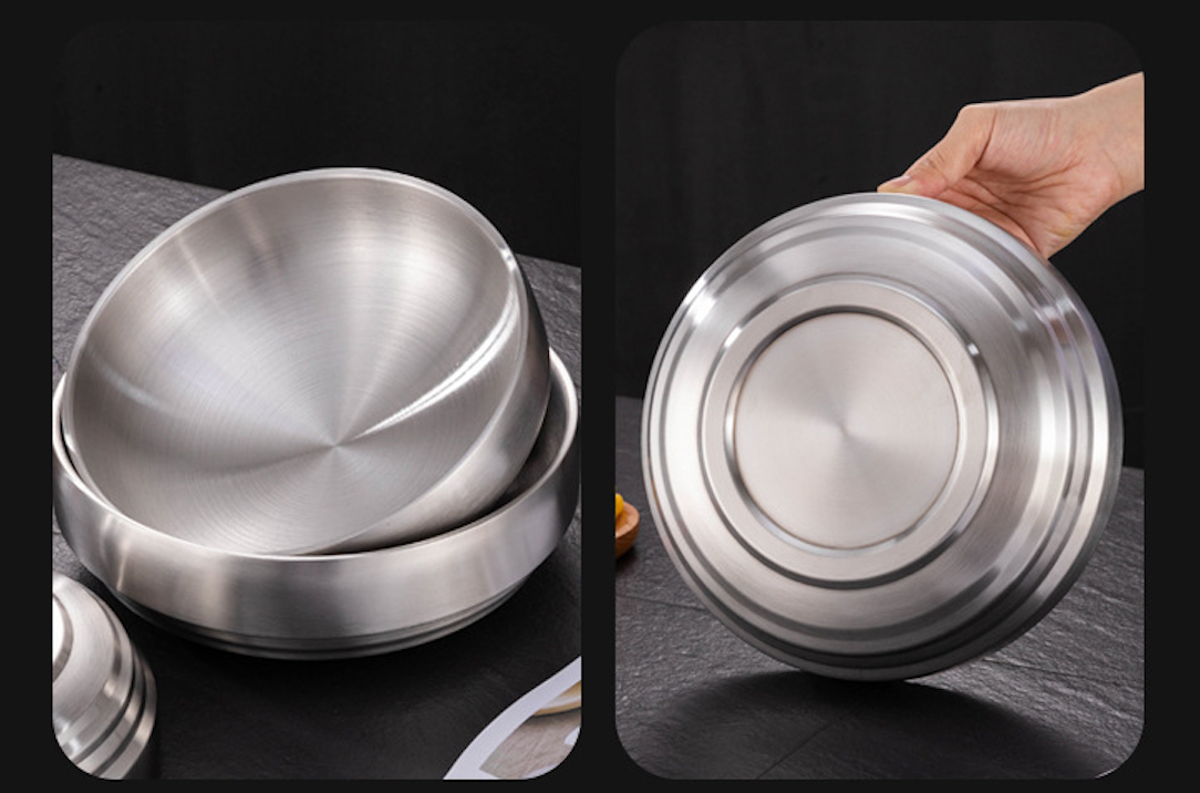 GRAND BOL TRADITIONNEL METAL INOX CORÉEN - SEOUL STATION