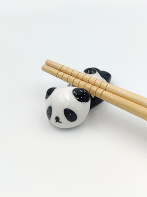 Lot De 8 Porte-Baguettes Panda En Céramique Noir Et Blanc - Supports Mignons Pour Repas Asiatiques Et Déco Maison