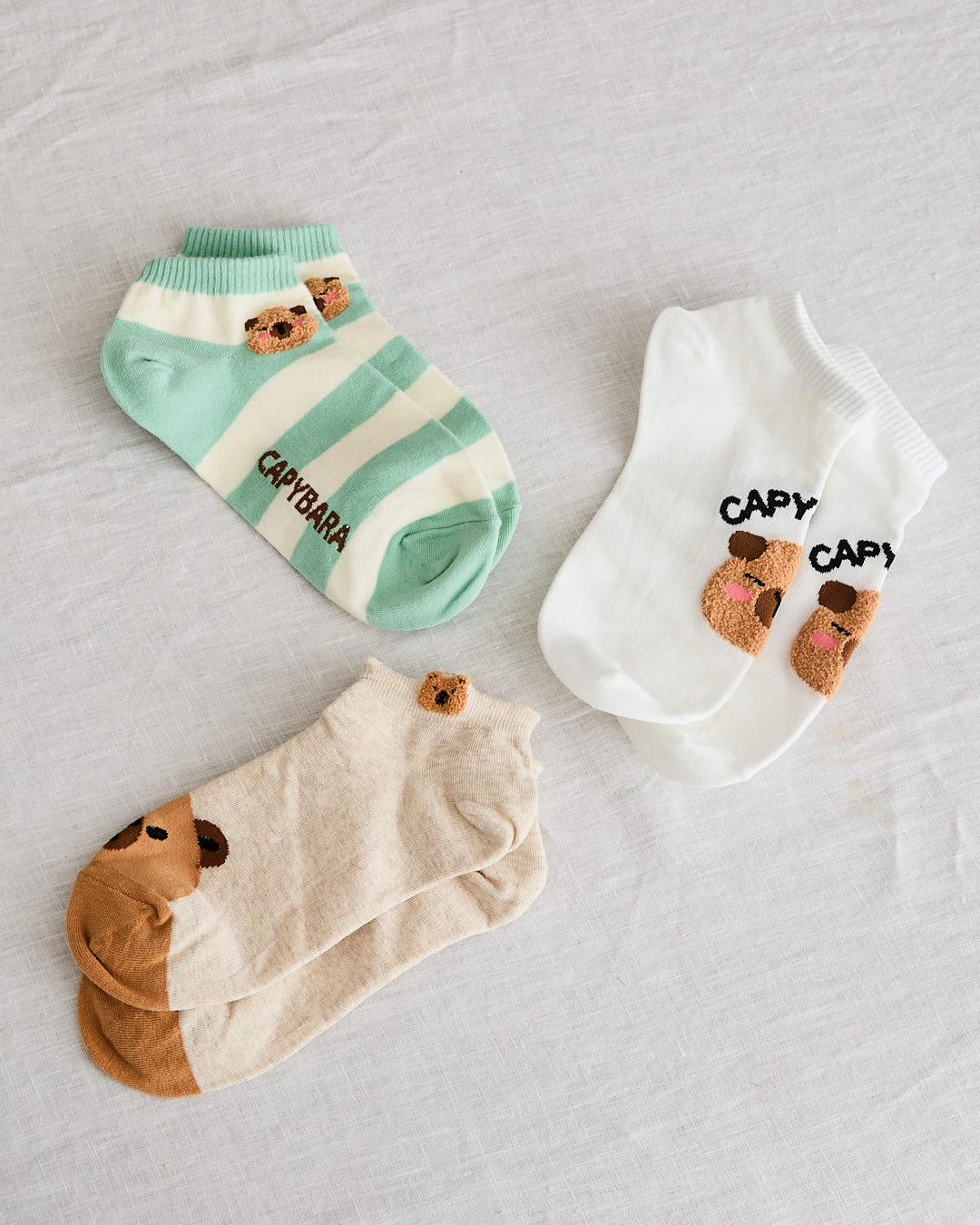 CHAUSSETTES CAPYBARA JAGEUN - BEIGE