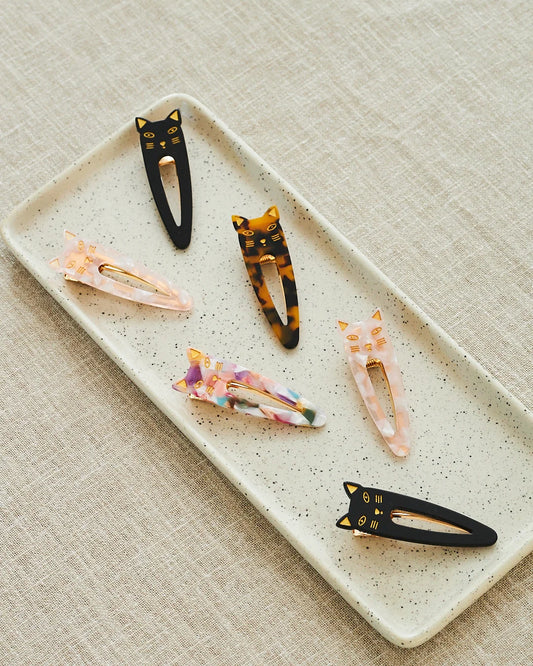 barrettes cheveux chat