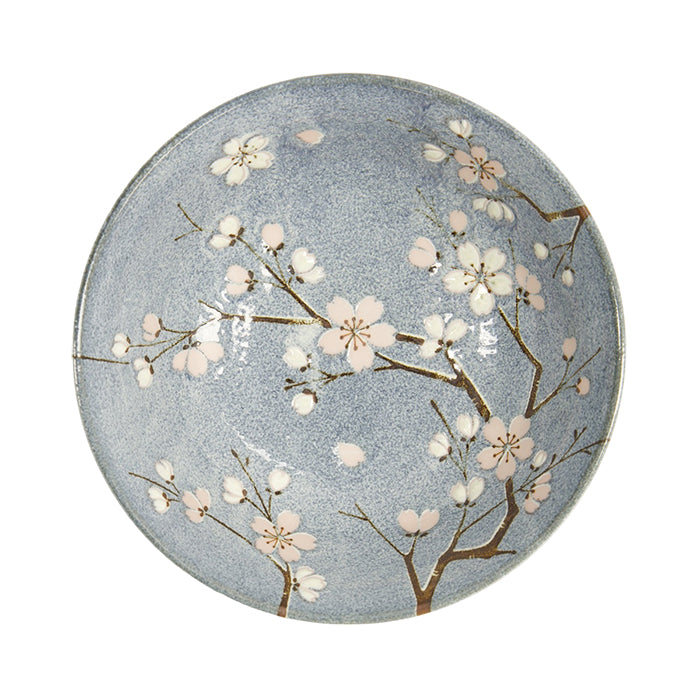 Bol à Ramen floral en porcelaine avec couvercle - Suki (好き)