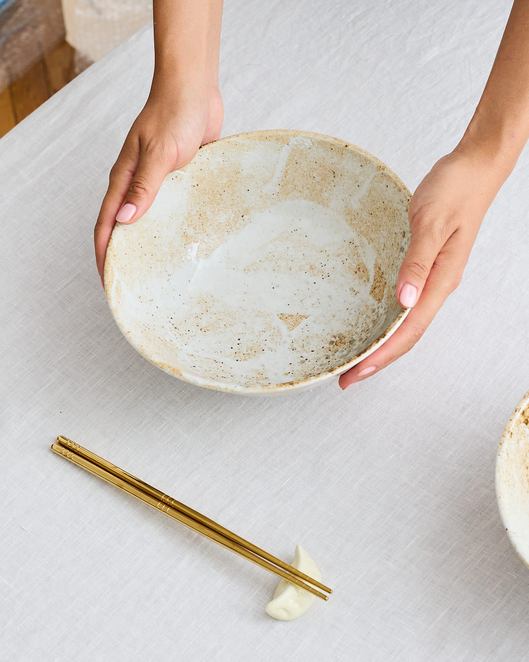 bol japonais beige
