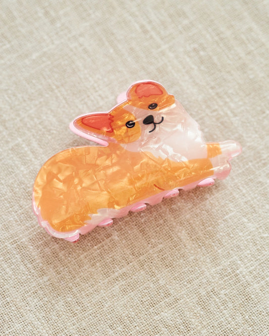 cadeau corgi pince cheveux