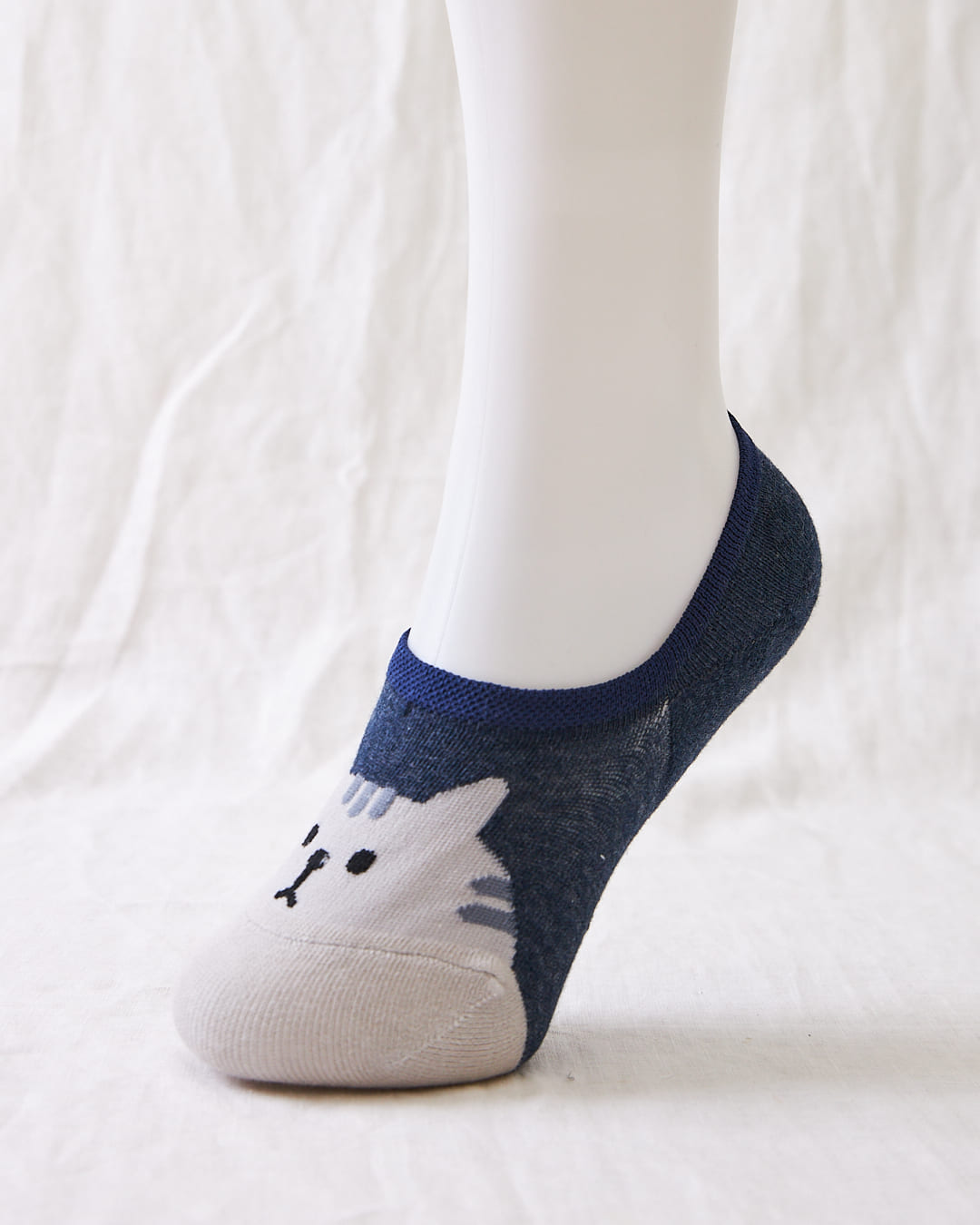 chaussettes originales chat gris