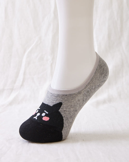 chaussettes chat noir