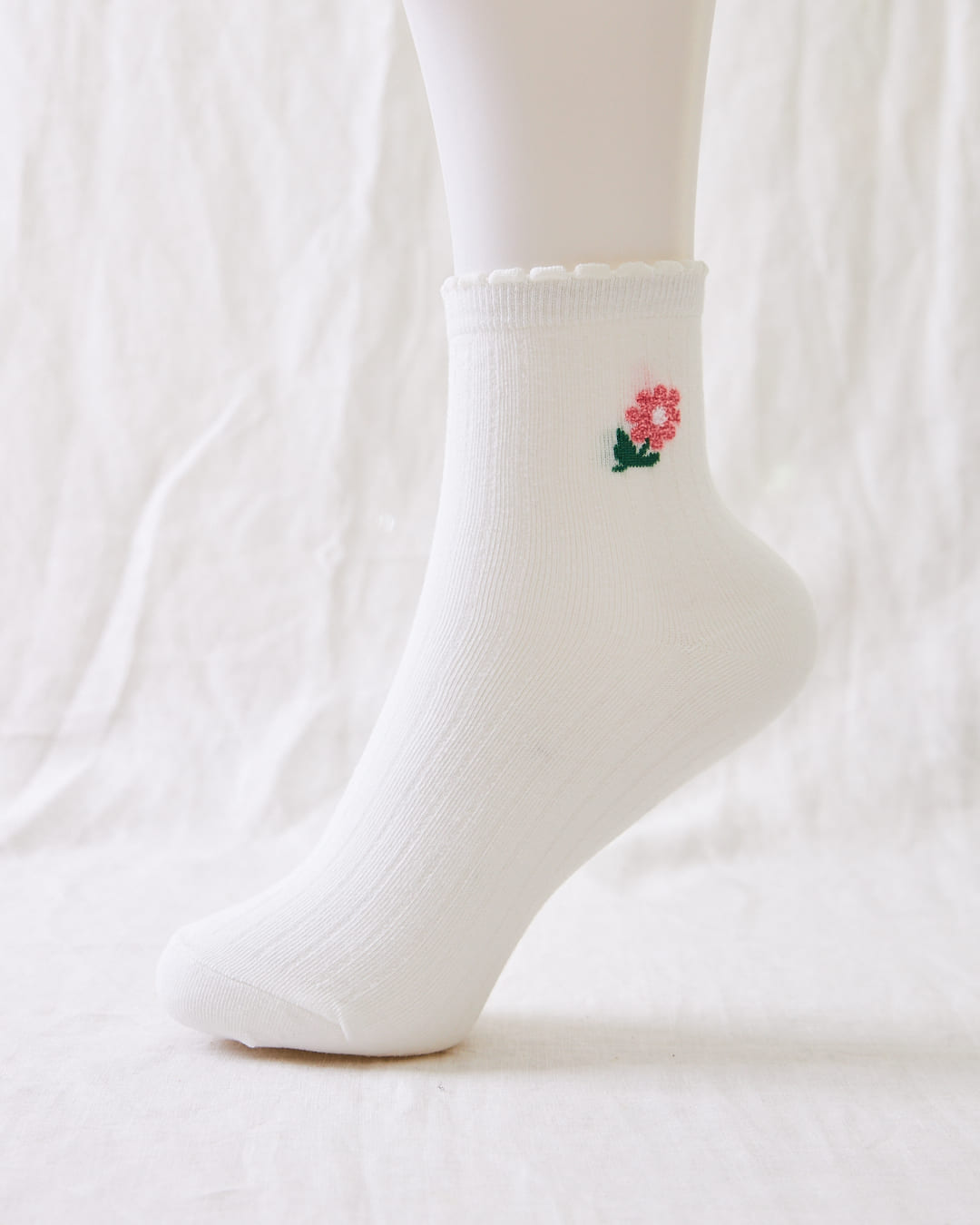 chaussettes fleur mignonne