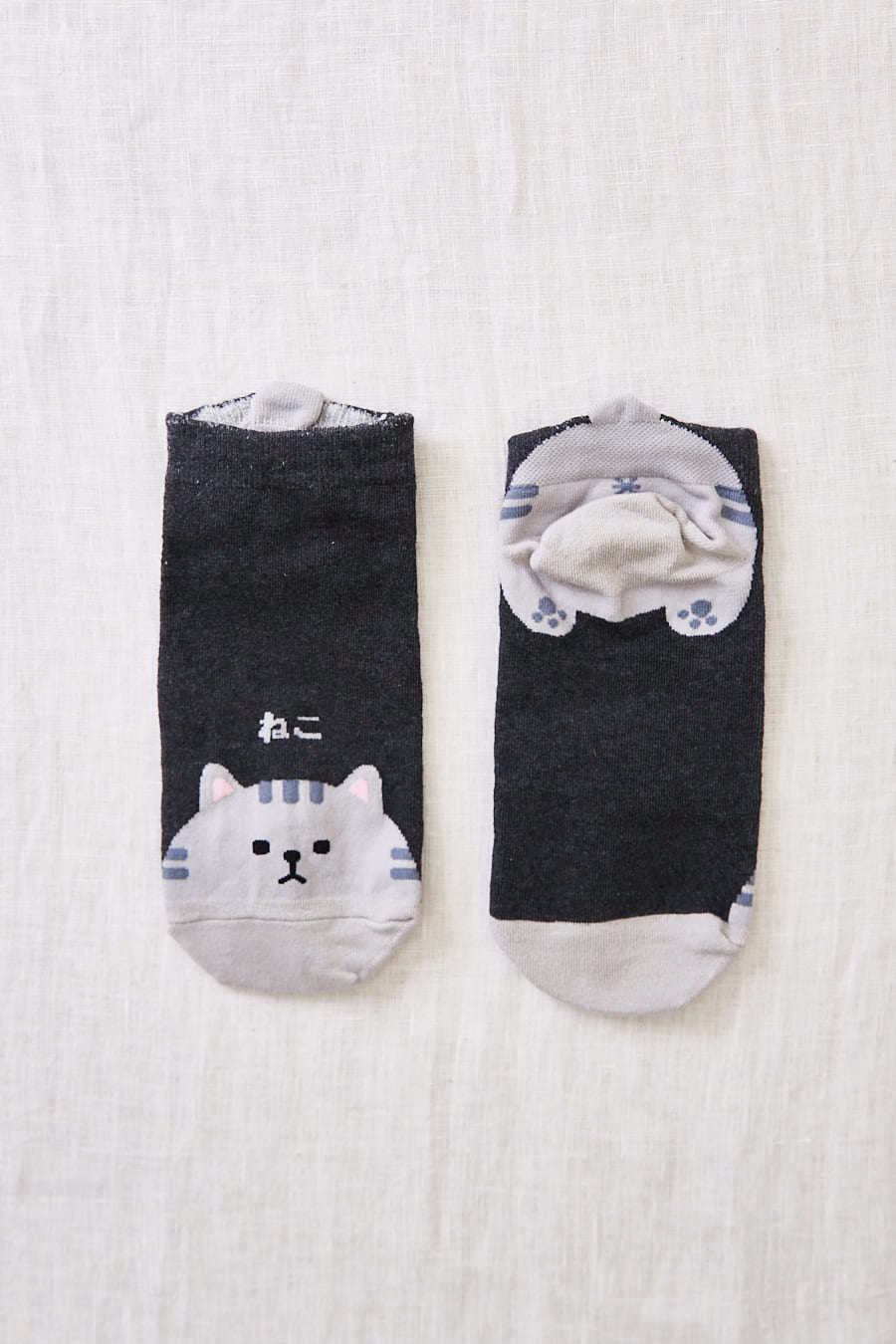 chaussettes japonaises chat