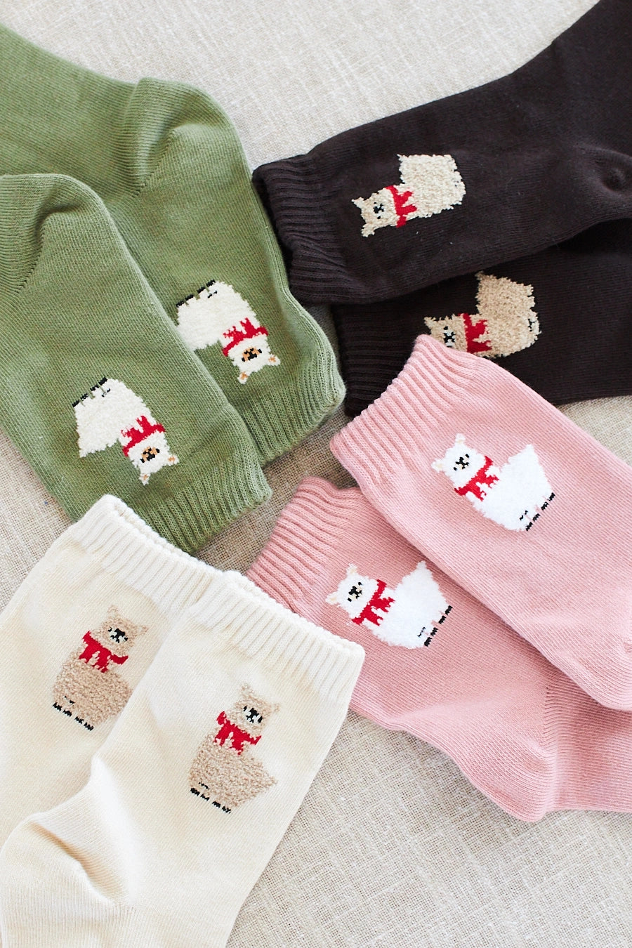 chaussettes coreennes mignonnes