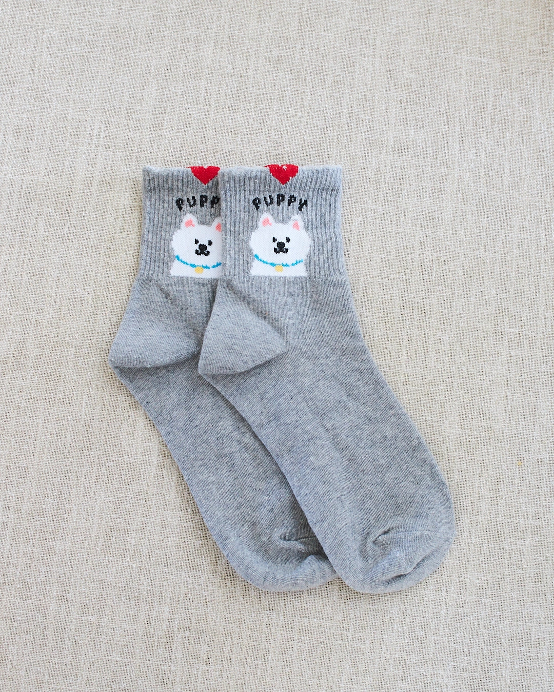 chaussettes puppy gris