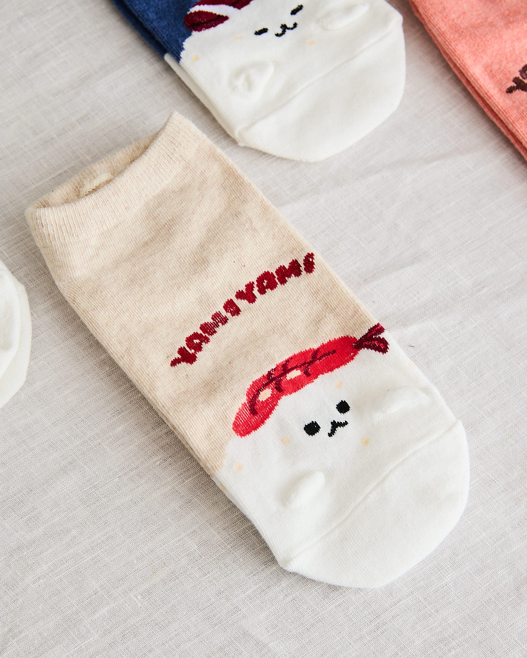 chaussettes sushi crevette
