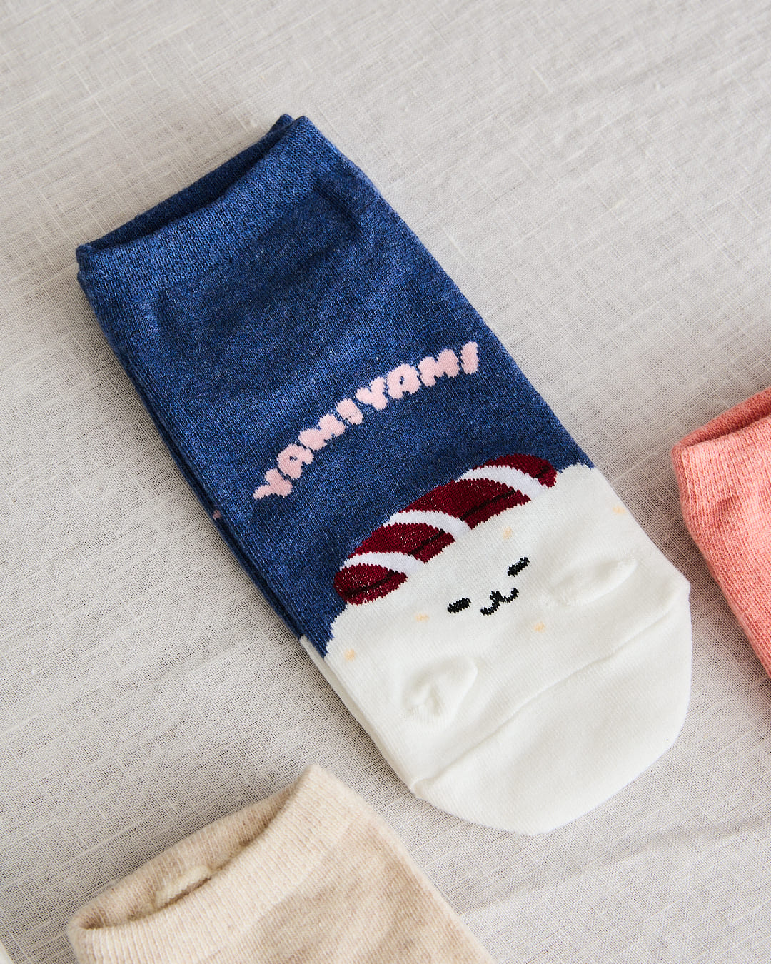 chaussettes sushi thon