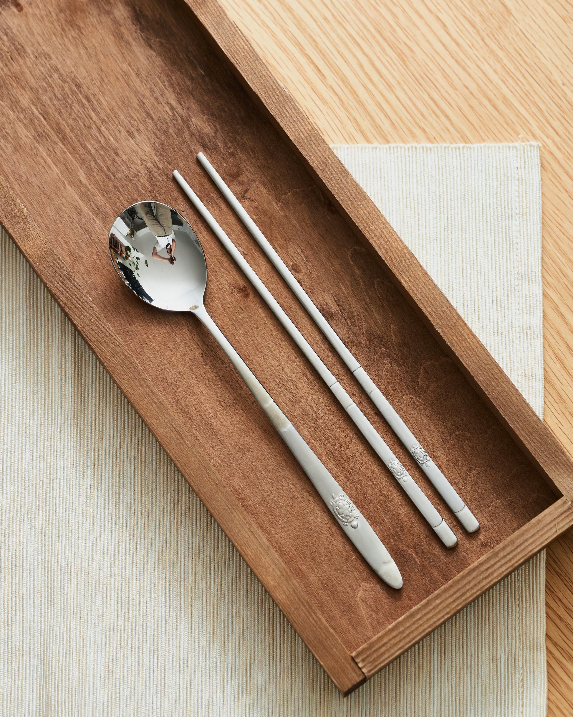 Baguettes Spoon Creative Coréen en Acier Inoxydable Baguettes Cuillère  Vaisselle Ensembles,simple et pratique : : Cuisine et Maison