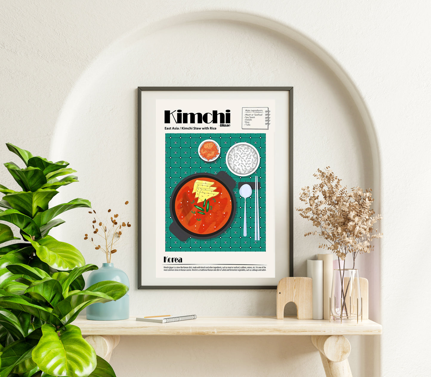 AFFICHE KIMCHI JJIGAE - SEOUL STATION