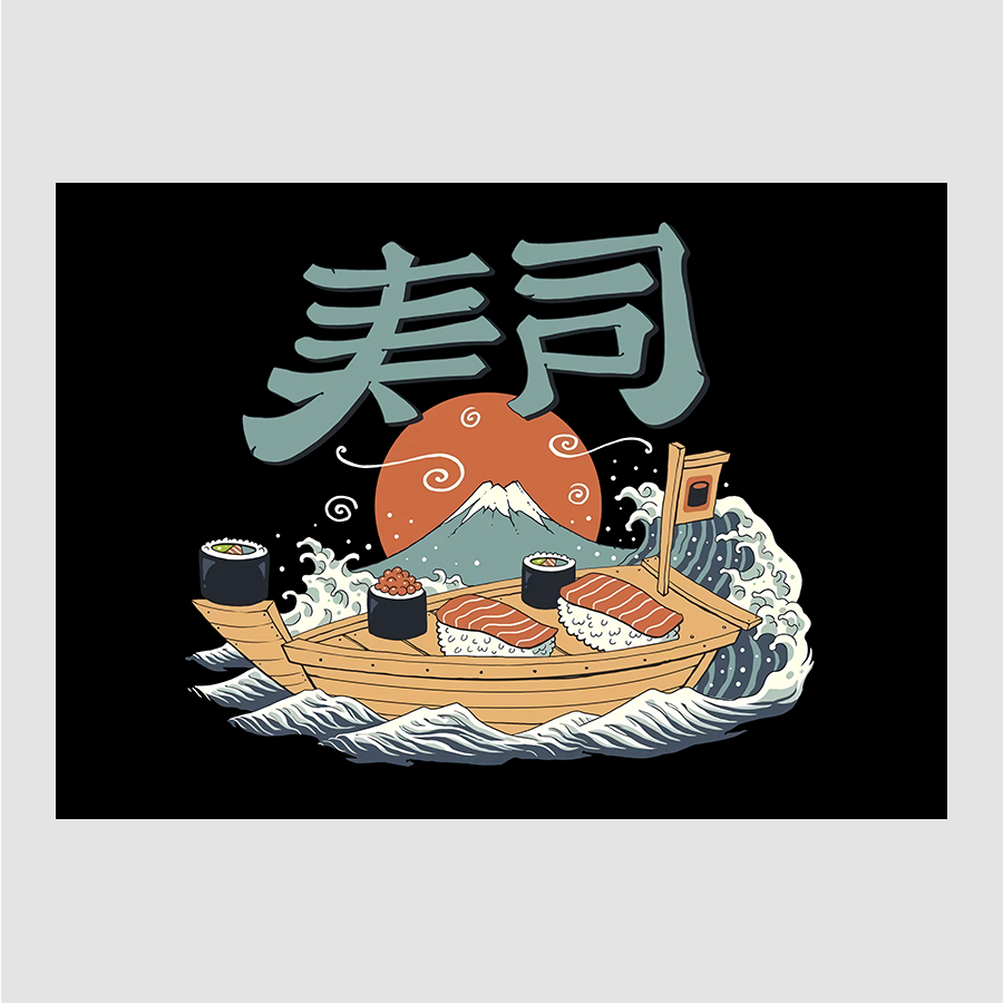 AFFICHE SUSHI PADO - SEOUL STATION